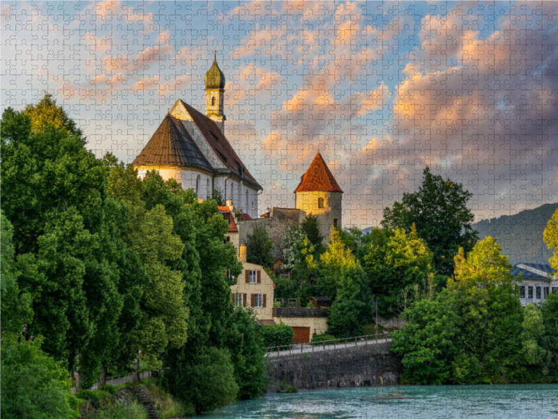 Blick zum Franziskanerkloster