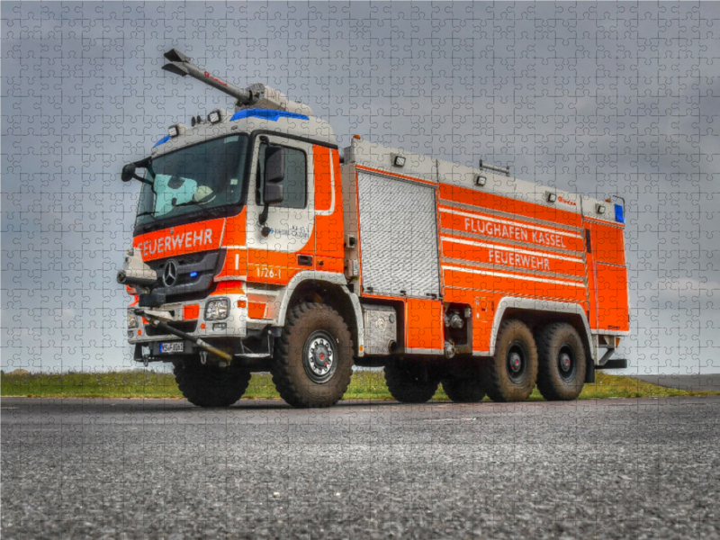 Rosenbauer FLF 9700 / 250 MB Actros 3360 - Airport Kassel