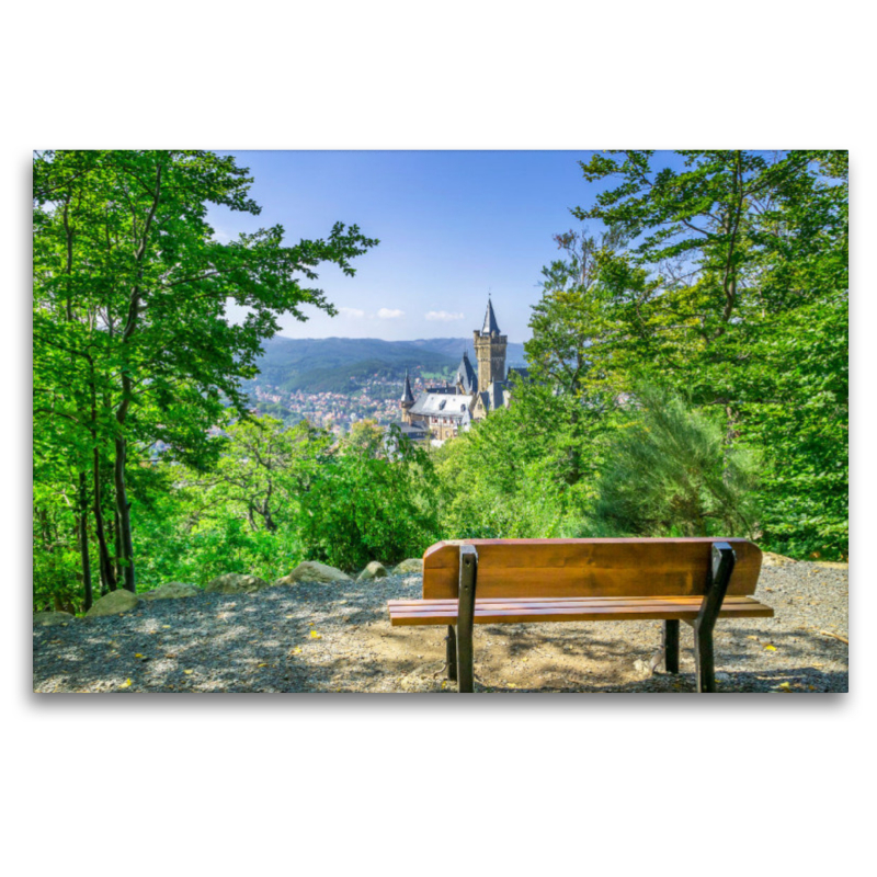 Aussicht vom Agnesberg auf das Schloss Wernigerode