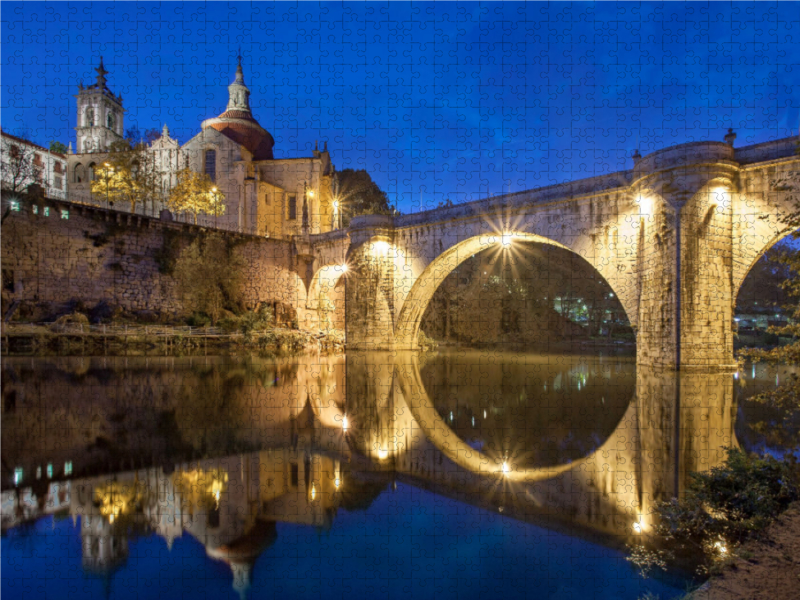 Kloster Amarante bei Nacht