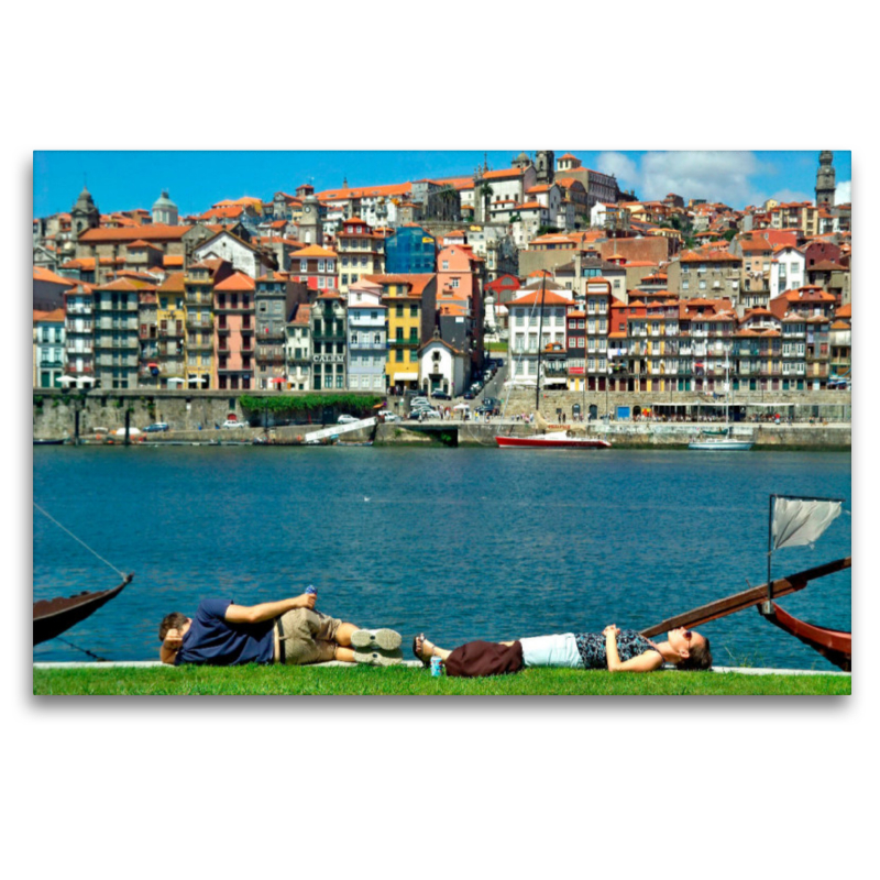 Porto Panorama mit Douroufer