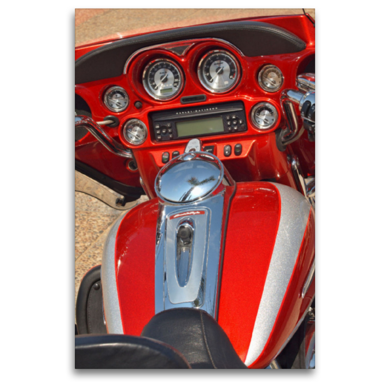 Reise Harley Tank und Armaturen