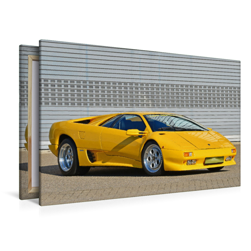 Ein Motiv aus dem Kalender Der Teufel trägt Gelb - Lamborghini Diablo