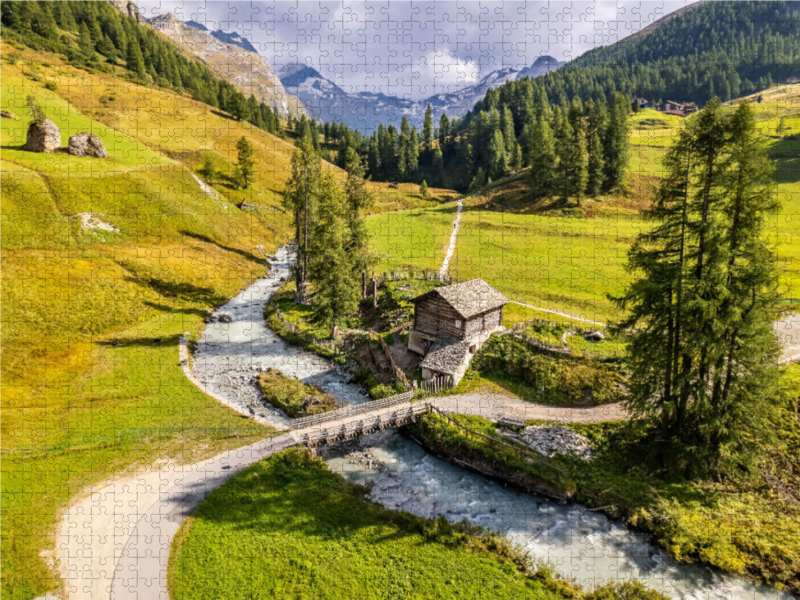 Hütte im Fextal