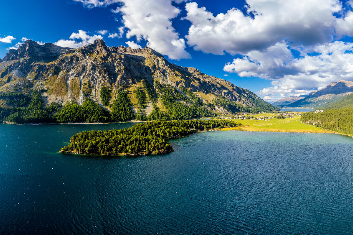 Halbinsel Chasté im Silser See