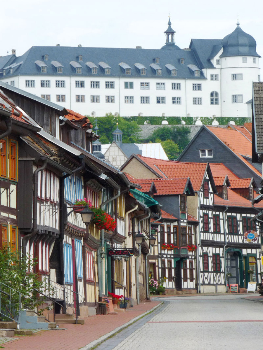 Blick auf das Stolberger Schloss