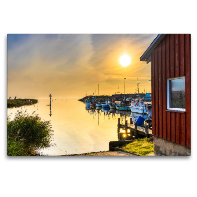 Hafen-Traum am frühen Morgen am Ringkøbing Fjord