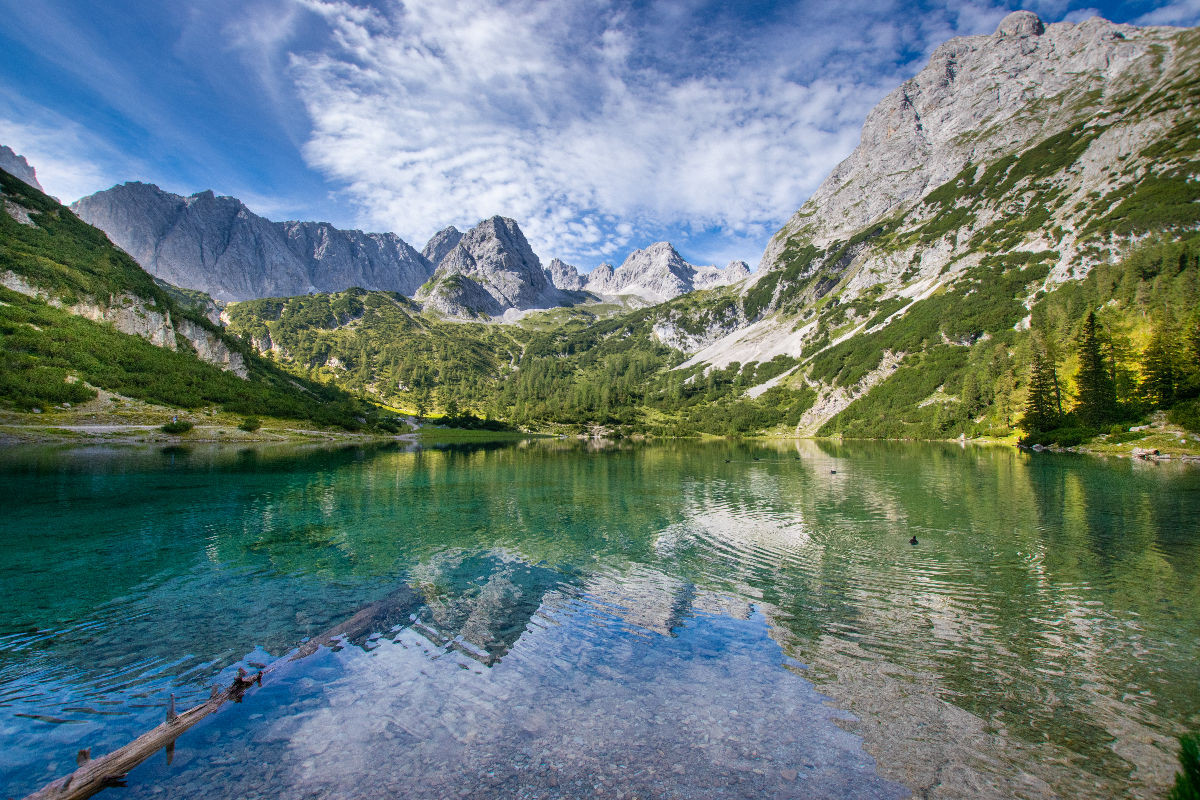 Ufer des Seebensees