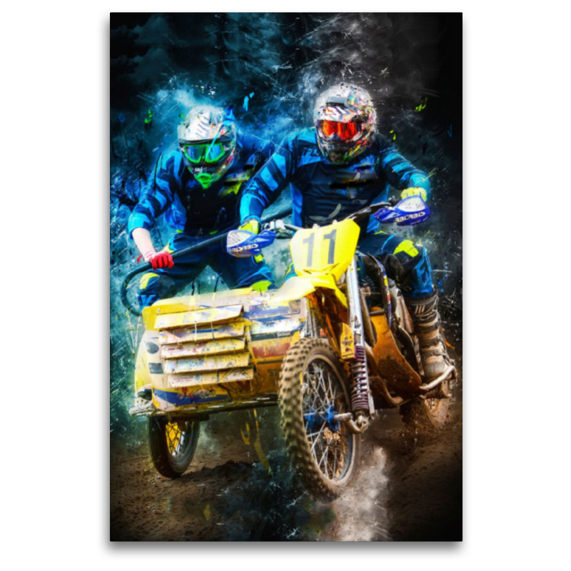 Ein Motiv aus dem Kalender Motocross Seitenwagen - einfach cool