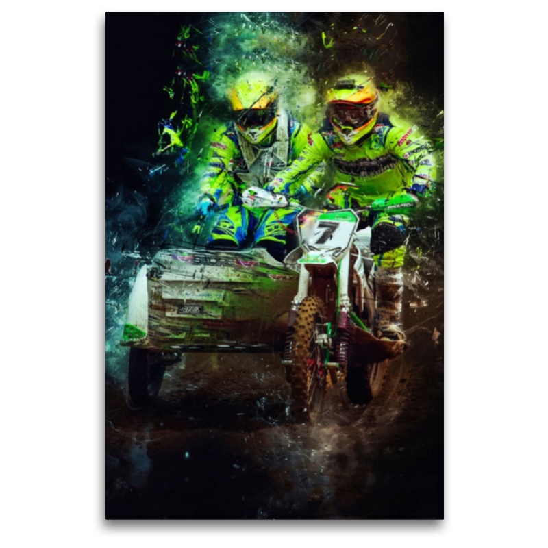 Ein Motiv aus dem Kalender Motocross Seitenwagen - einfach cool