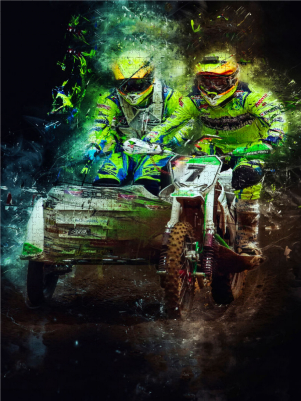 Ein Motiv aus dem Kalender Motocross Seitenwagen - einfach cool