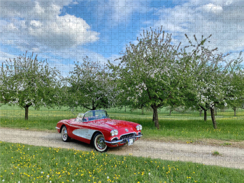 Ein Motiv aus dem Kalender American Deam Car Corvette C1