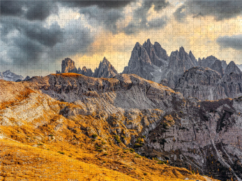 Ein Motiv aus dem Kalender Bergwanderung Dolomiten rund um die Drei Zinnen