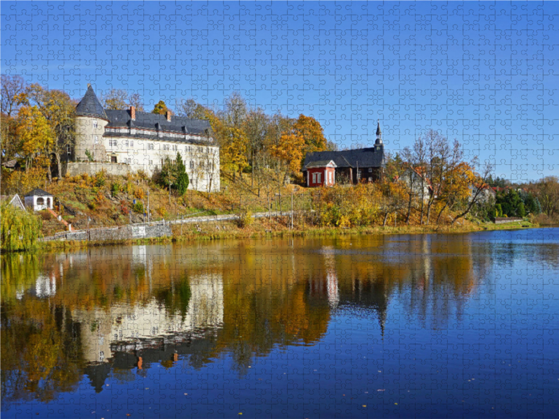 Ein Motiv aus dem Kalender Burgen und Schlösser im Harz im Herbst