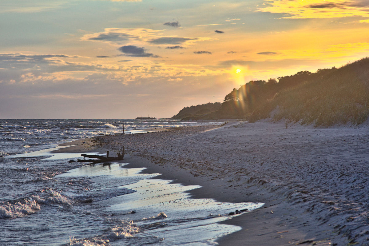 Sonnenuntergang bei Strandmarken