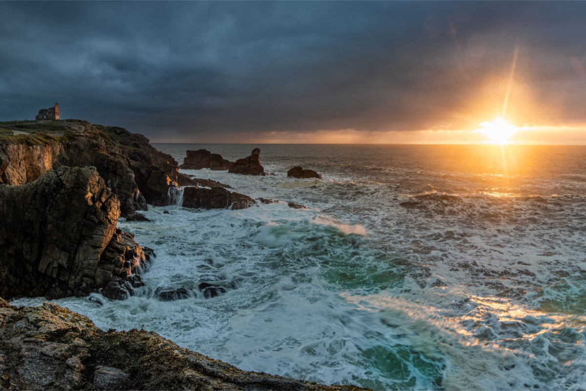 Ein Motiv aus dem Kalender Côte Sauvage Die wilde Küste der Bretagne