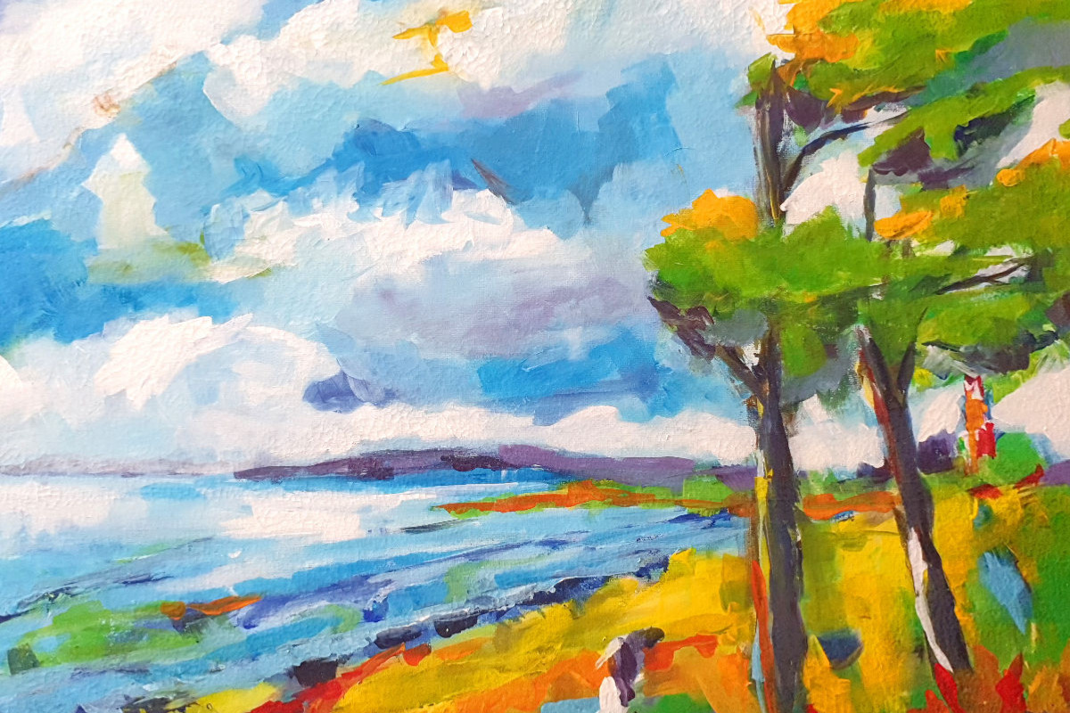 Irgendwo an der Ostsee (Gouache)