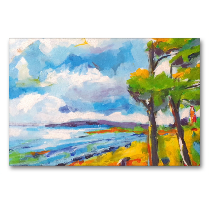 Irgendwo an der Ostsee (Gouache)