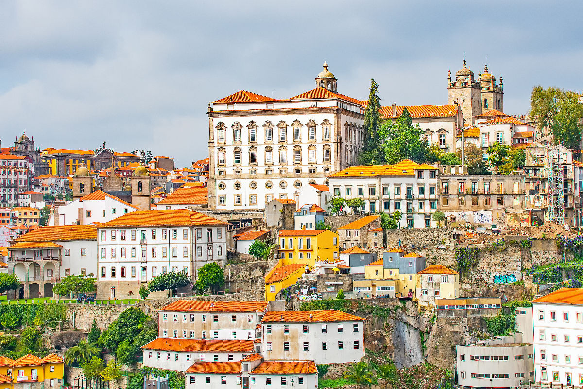 Blick auf die Stadt Porto