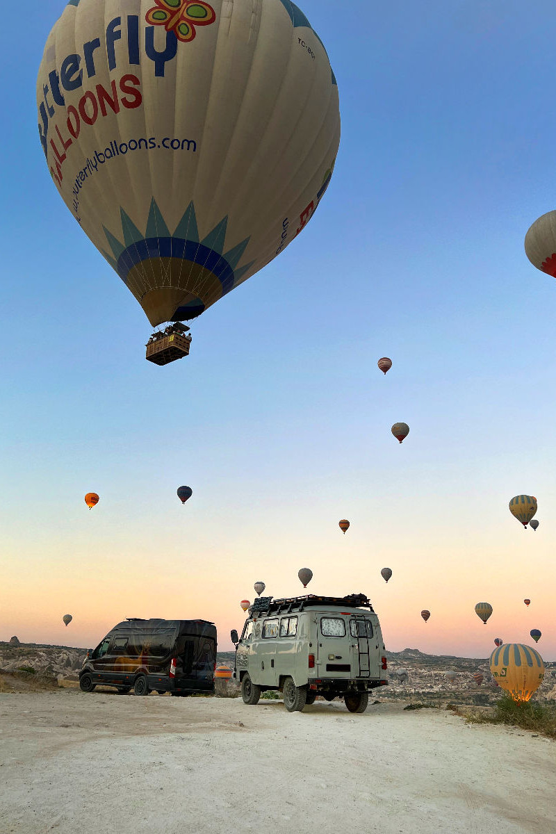 Magischer Morgen in der Türkei