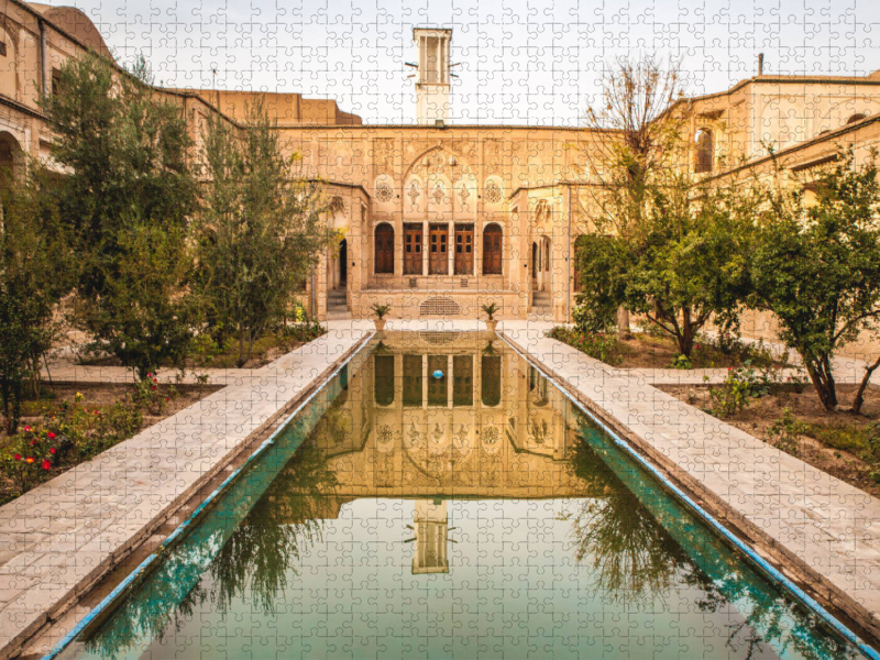 Traditioneller Innenhof in Kashan