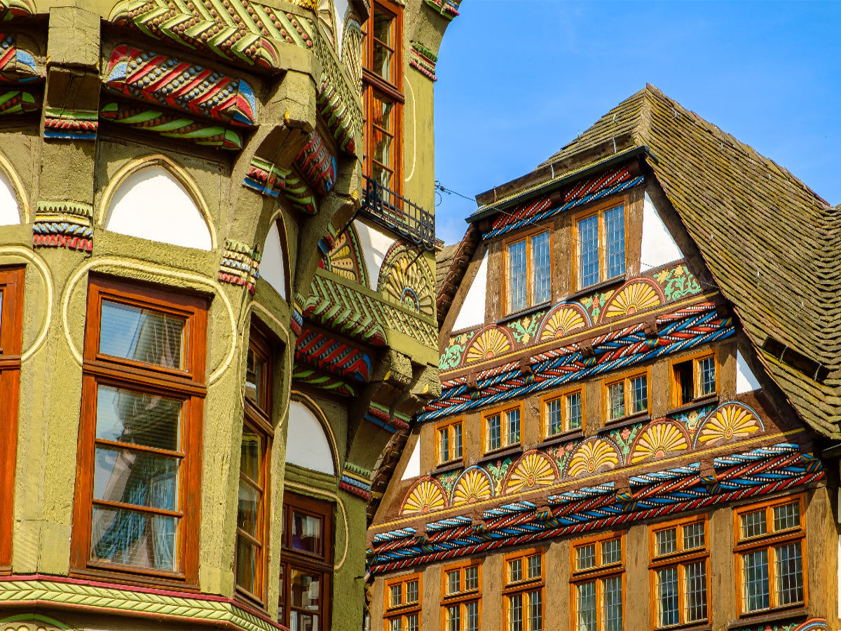 Historische Fachwerkhäuser am Marktplatz