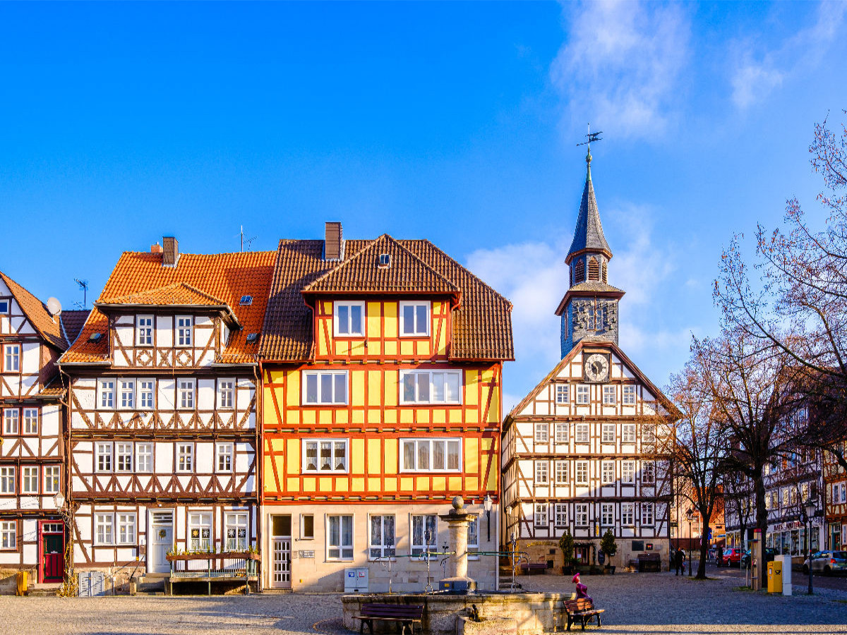 Allendorf, Marktplatz mit historischem Rathaus