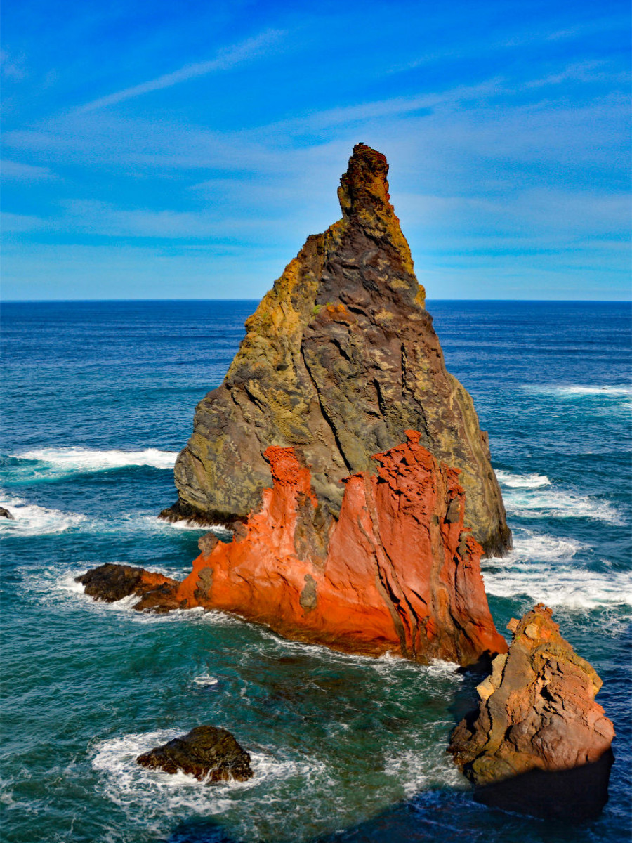 Bizarre Felsen bei Ponta de Sao Lourenco