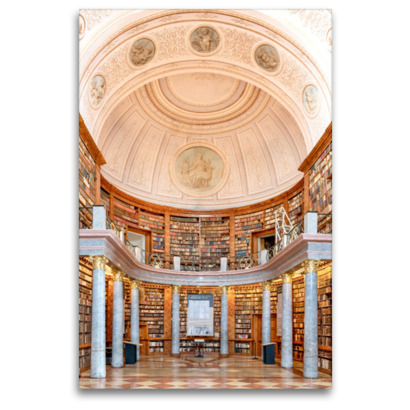 Bibliothek der Benediktiner-Abtei in Pannonhalma