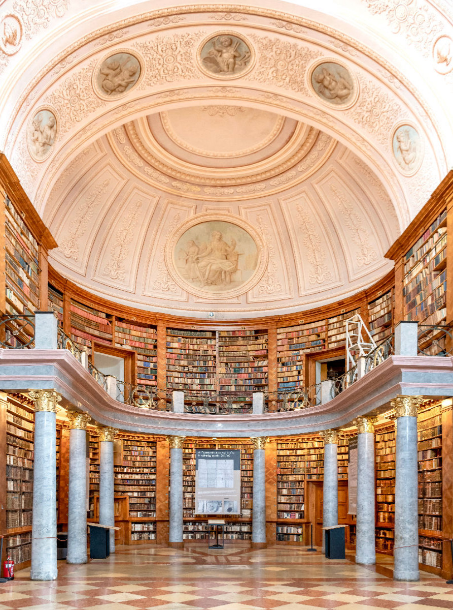 Bibliothek der Benediktiner-Abtei in Pannonhalma