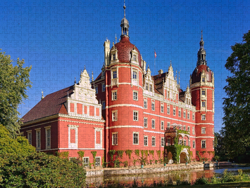 Schloss Muskau im Fürst-Pückler-Park in Bad Muskau