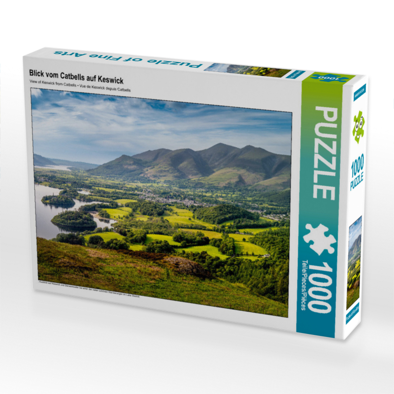 Blick vom Catbells auf Keswick