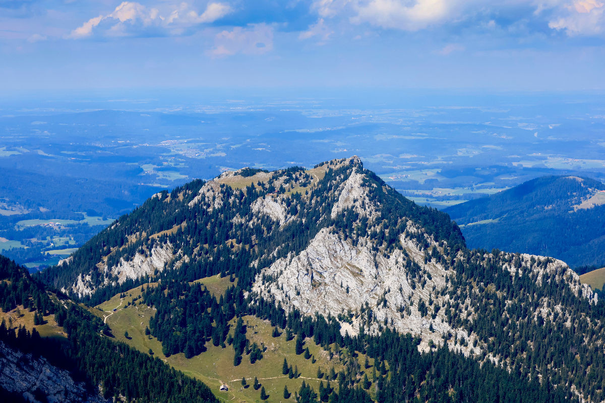 Blick in die Weite vom Wendelstein