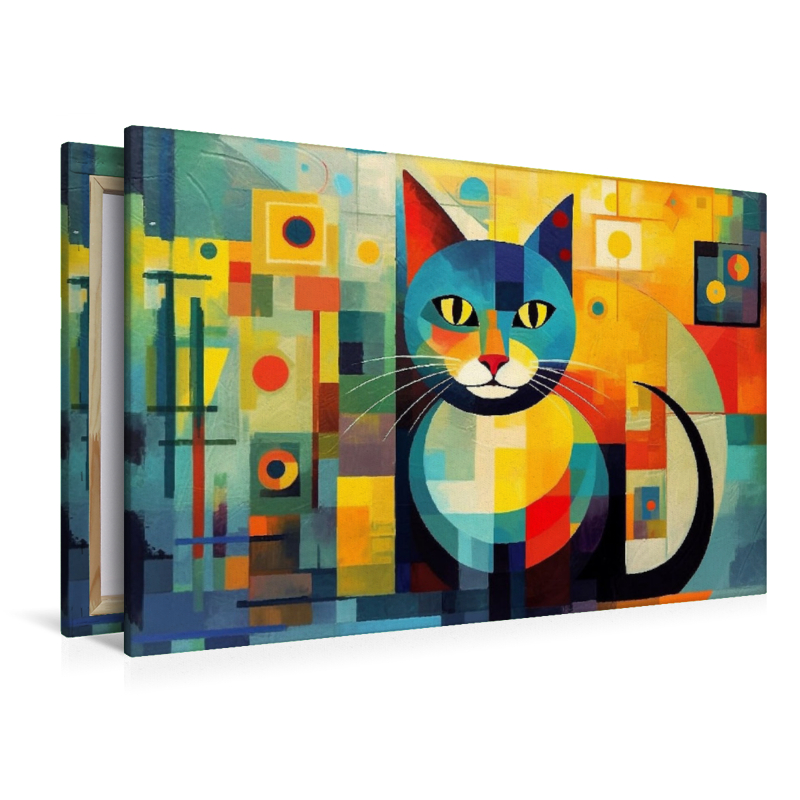 Katze Im Stil von Wassily Kandinsky