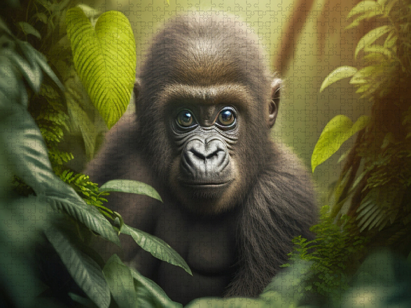 Zauberhaftes Gorillakind