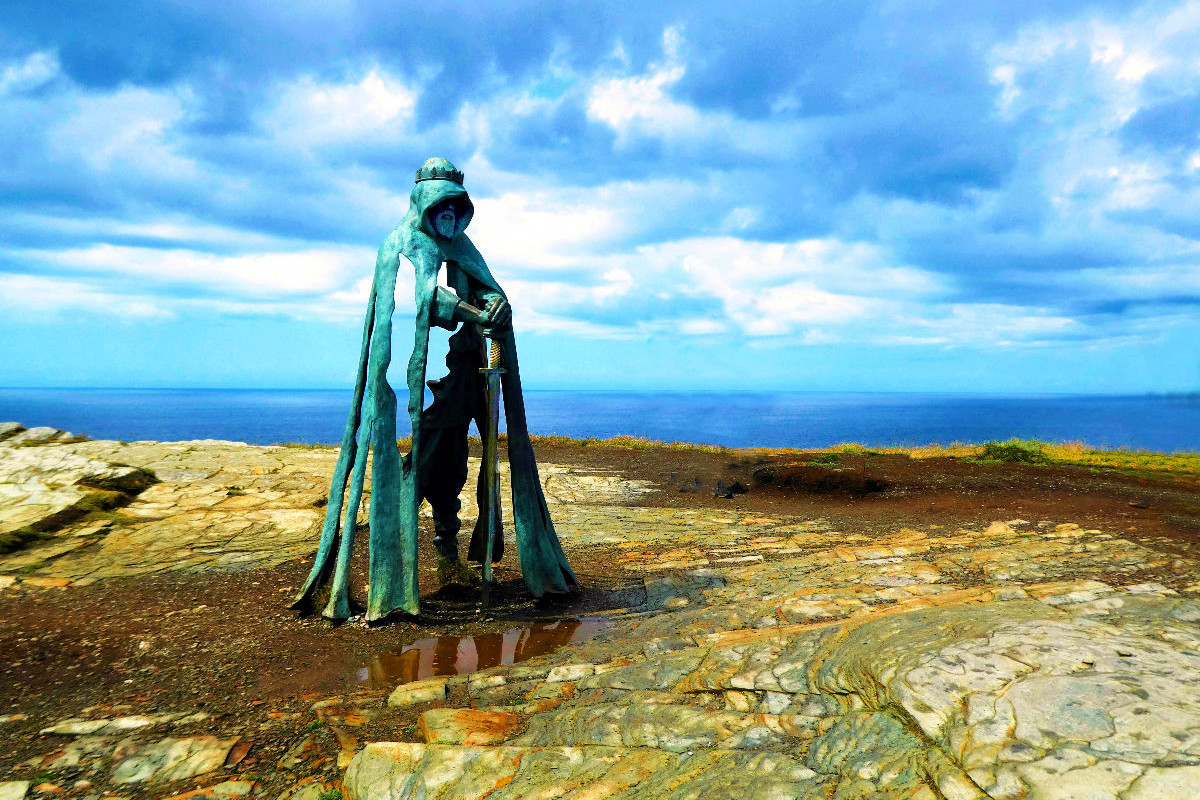 König Artus-Statue - Tintagel