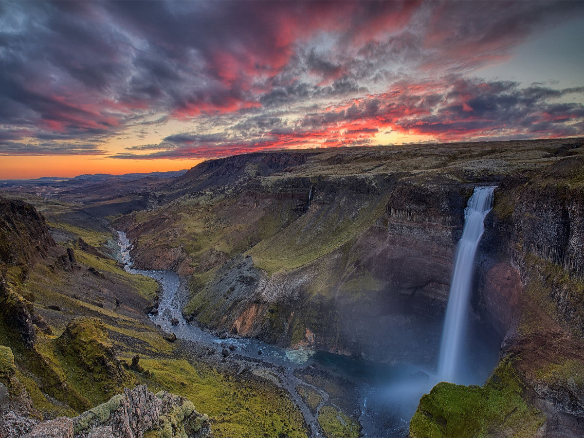 Háifoss í Fossá