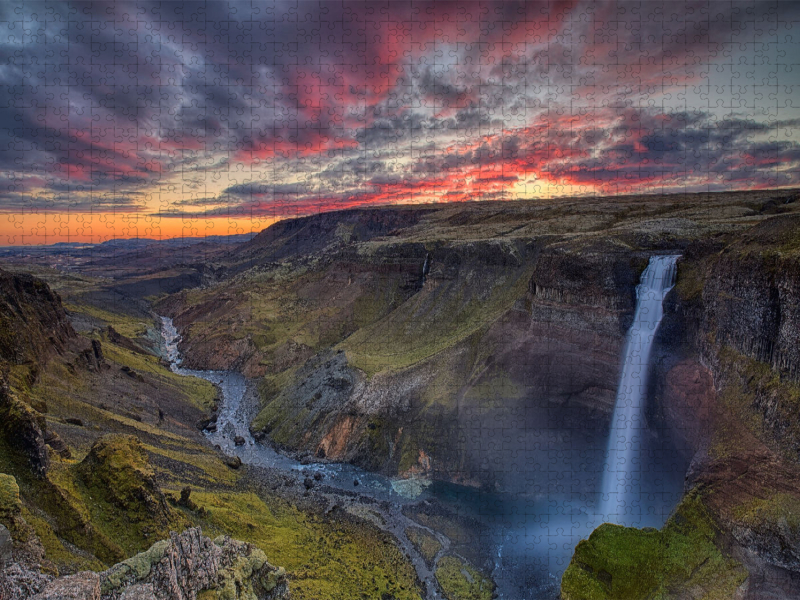 Háifoss í Fossá