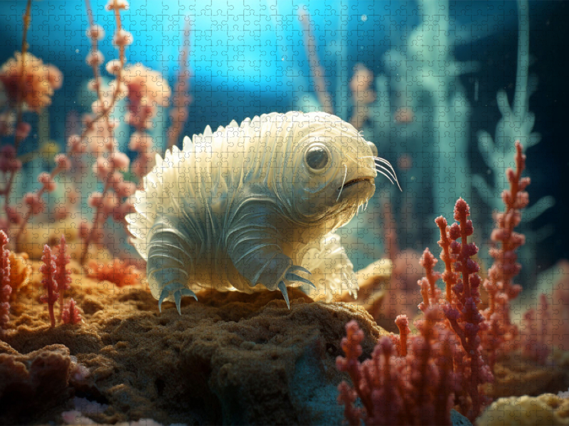 Tardigrade Bärtierchen - lustige Mikroorganismen