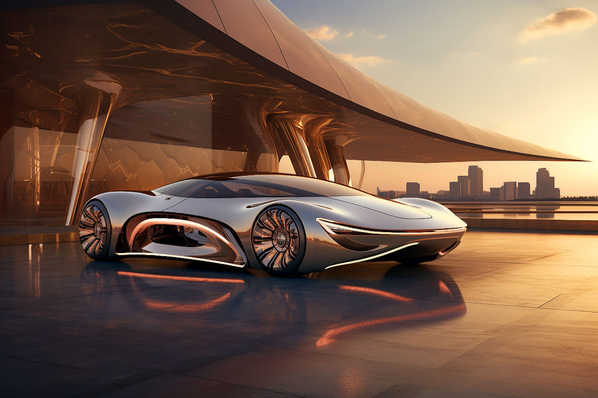 Hypermodernes concept design Auto