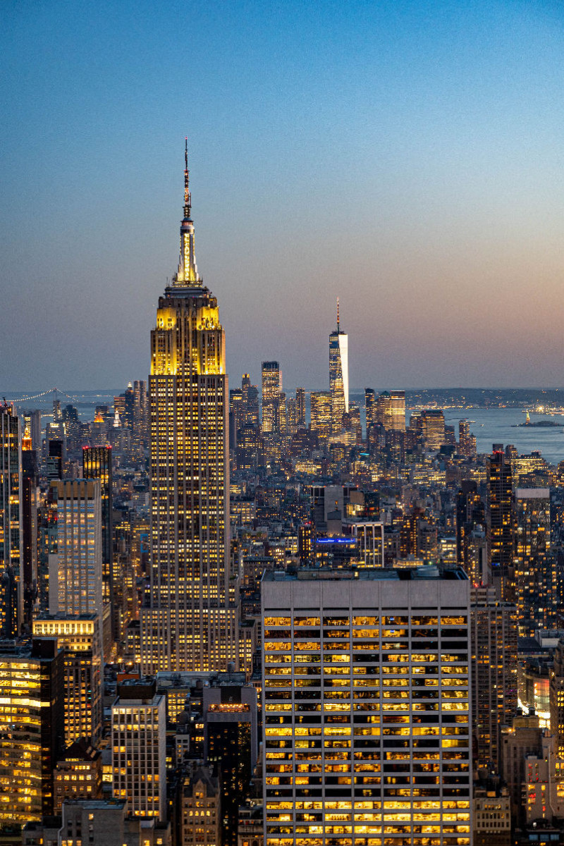 Empire State Building bei Nacht