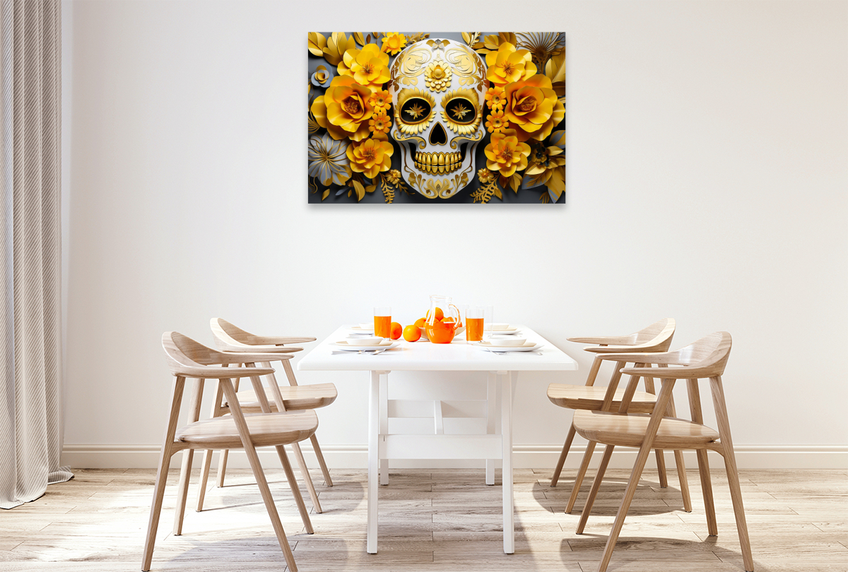 Ein Motiv aus dem Kalender Skull Flower - Totenkopf ART