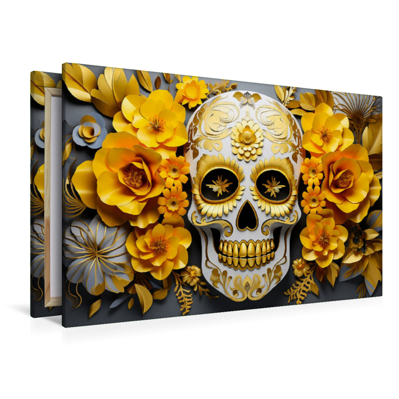 Ein Motiv aus dem Kalender Skull Flower - Totenkopf ART