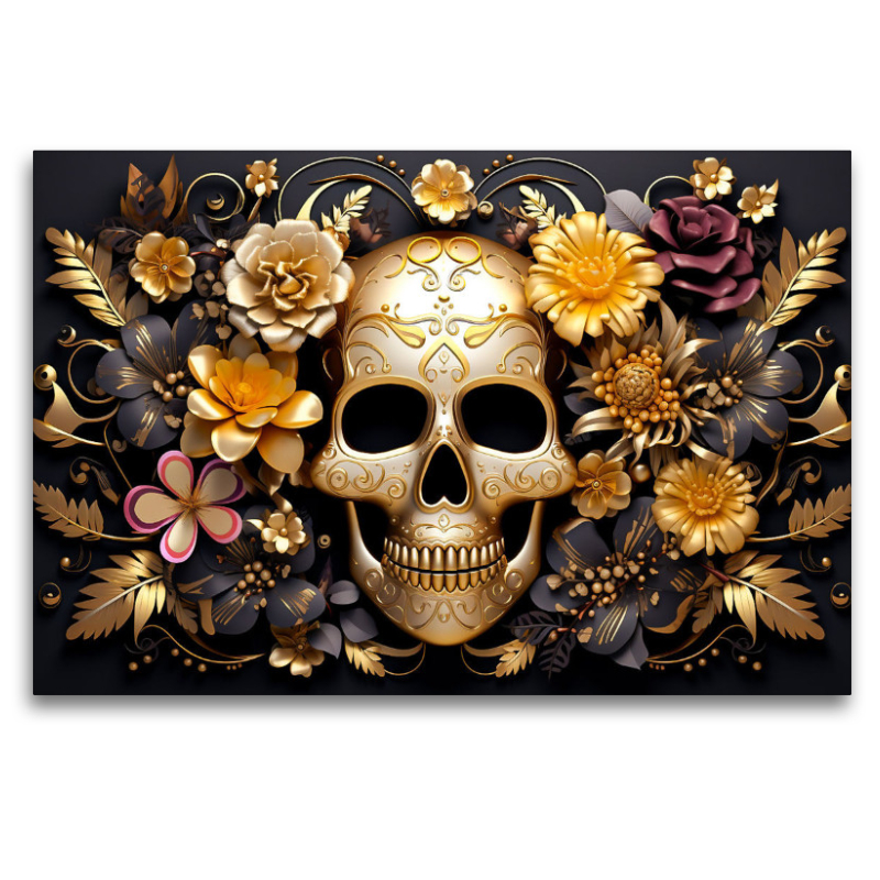 Gold Skull