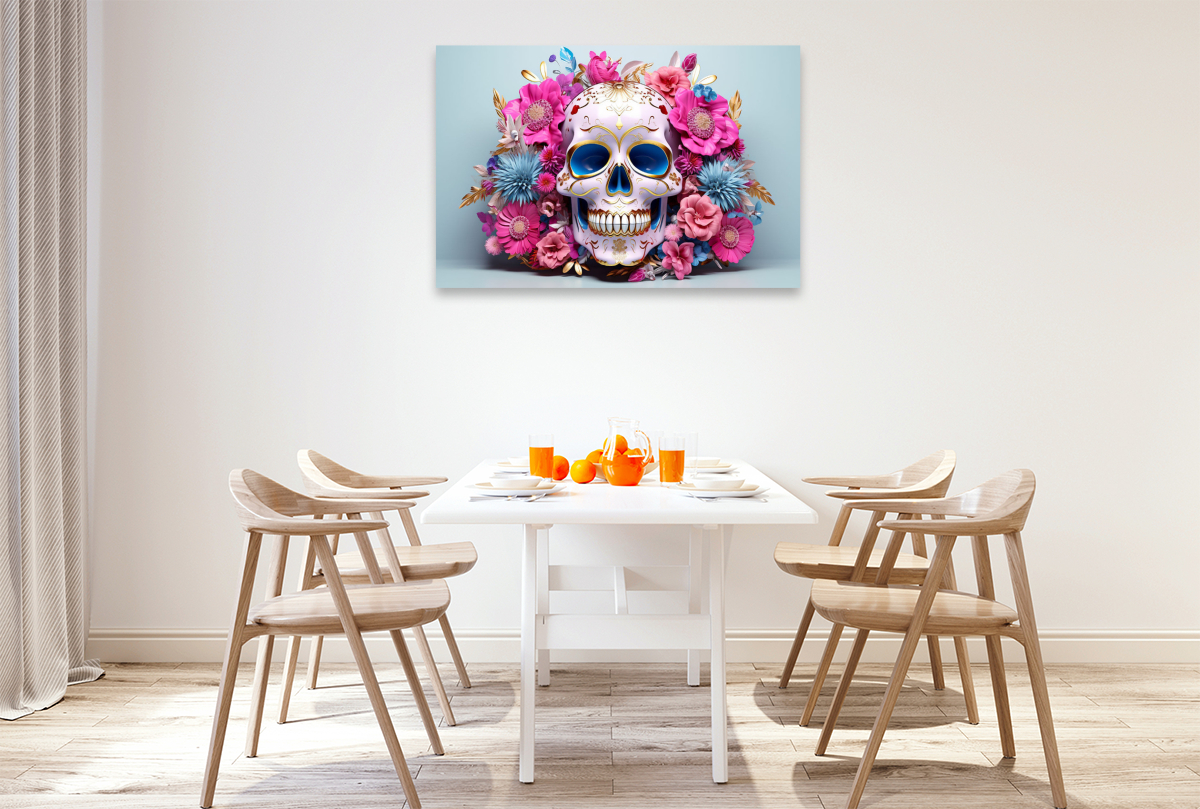 Ein Motiv aus dem Kalender Skull Flower - Totenkopf ART