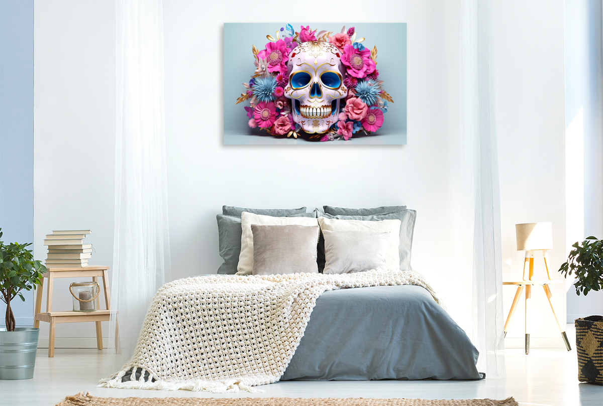 Ein Motiv aus dem Kalender Skull Flower - Totenkopf ART