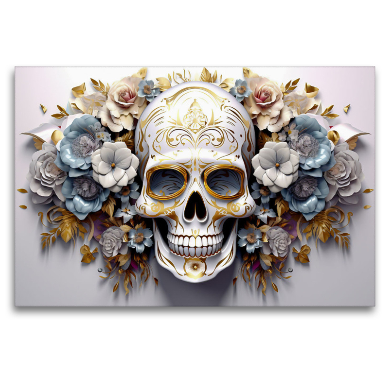 Ein Motiv aus dem Kalender Skull Flower - Totenkopf ART