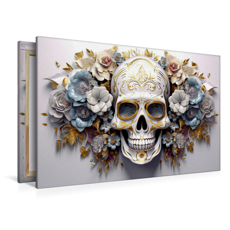 Ein Motiv aus dem Kalender Skull Flower - Totenkopf ART