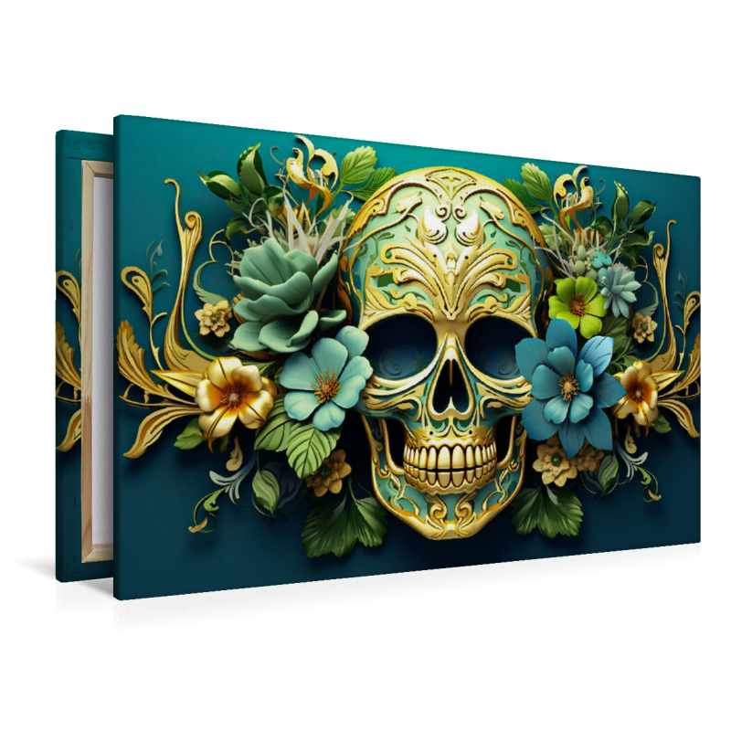 Ein Motiv aus dem Kalender Skull Flower - Totenkopf ART