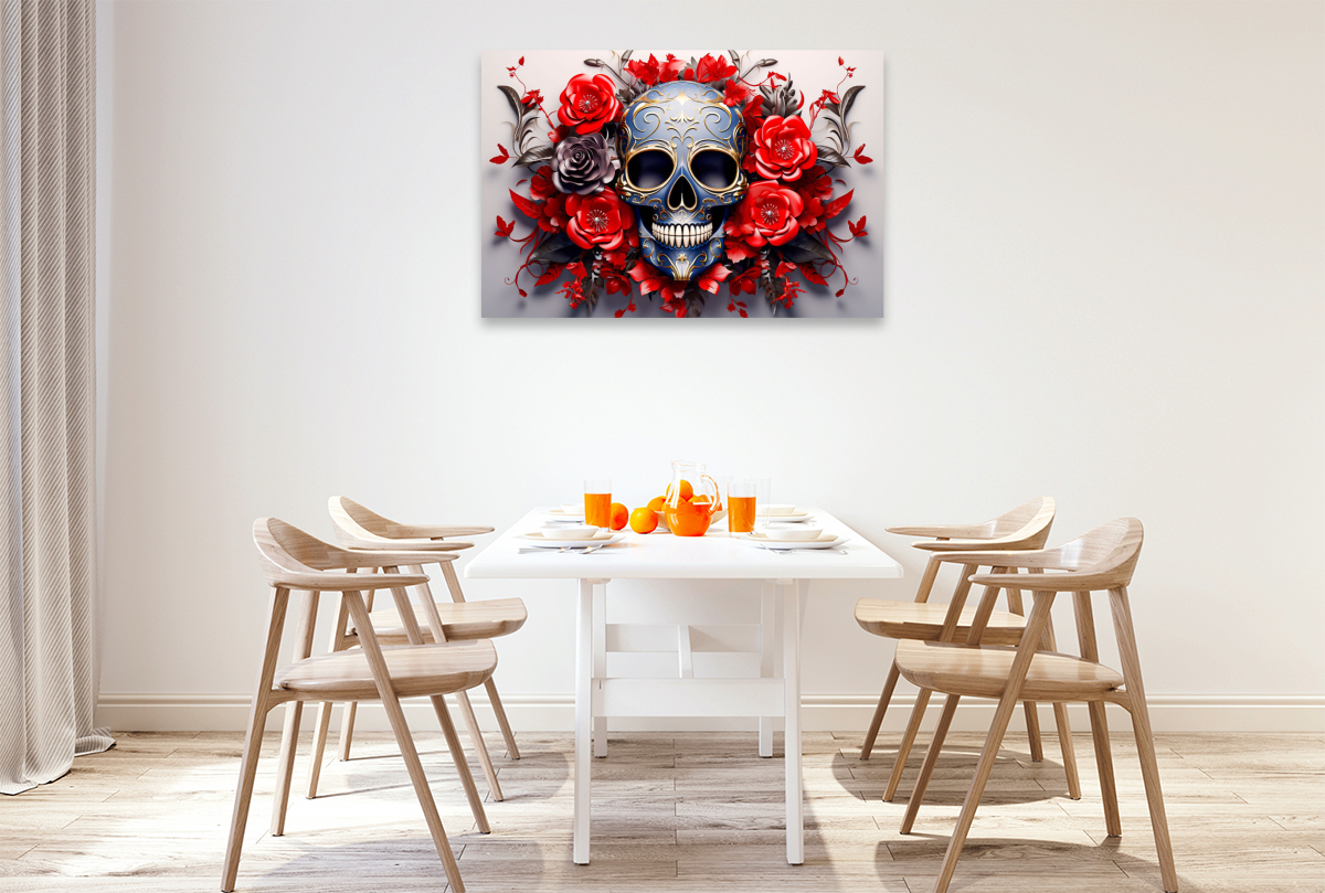 Ein Motiv aus dem Kalender Skull Flower - Totenkopf ART